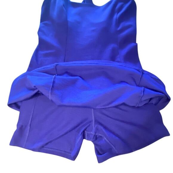 Victoria’s Secret On Point Romper Dress Blue Size M Built-In Shorts Athleisure - Picture 3 of 4